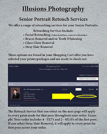 z - Illusions Photography - Retouch Services Information