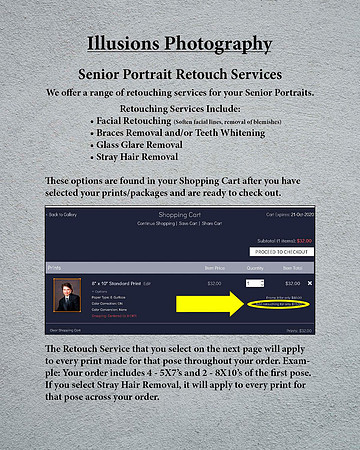 Z - Illusions Photography - Retouch Services Information